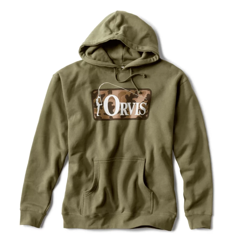 Orvis Bent Rod Badge Hoodie 1 Orvis Bent Rod Badge Hoodie