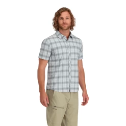 Simms Grizzly Fish Stone Cold Short Sleeve Shirt - Men's -Fishing Discount Shop 1320998 800 auto