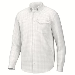 Huk Tide Point Break Long-Sleeve Minicheck Shirt - Men's